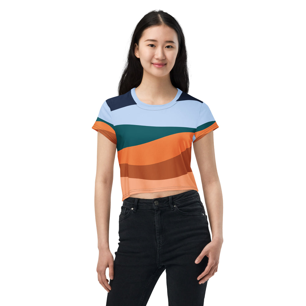 
                      
                        All-Over Print Crop Tee
                      
                    